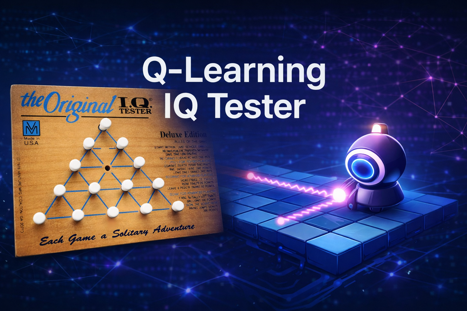 Q-Learning IQ Tester project cover image